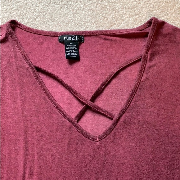 Rue 21 V-Neck T Shirt - Picture 2 of 4